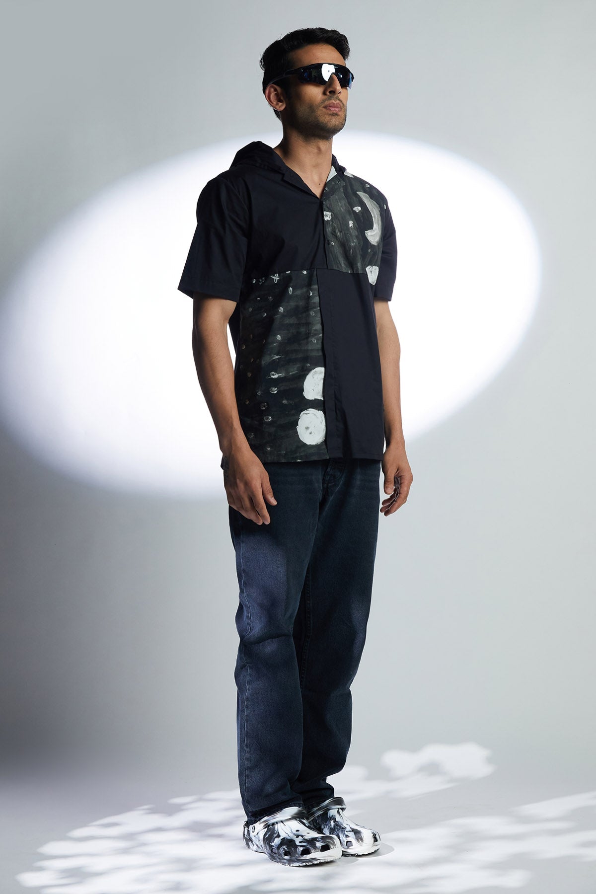 Phases Of Moon Print Shirt for Men